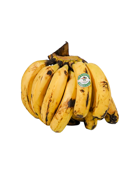 Naturally Sweet Organic Bananas - 1 Dozen Pack (12)