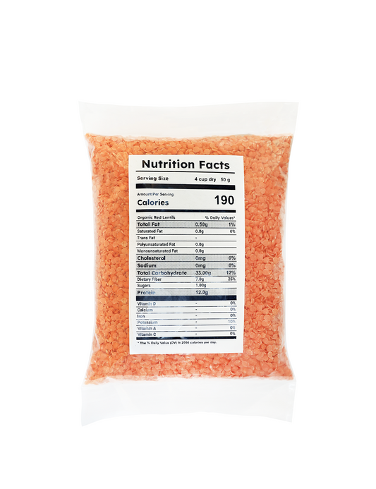 Split Red Lentils (Daal Masoor) - 500g