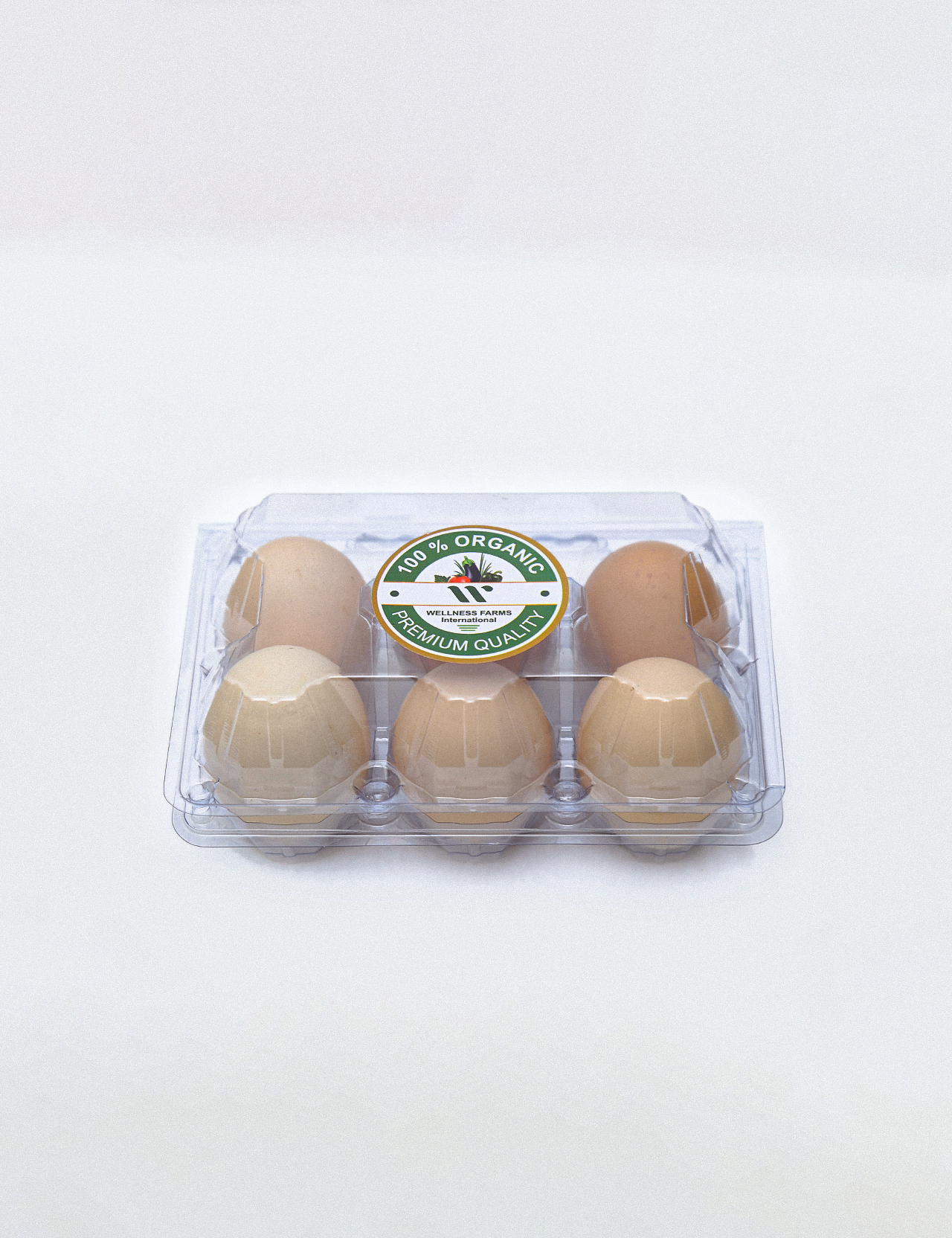 One Dozen (12) 100% Organic, Premium Quality Eggs