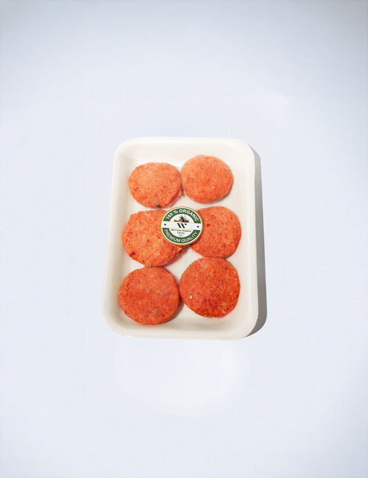 Organic Grass Fed Mutton Shami kebabs (Ready to Cook)