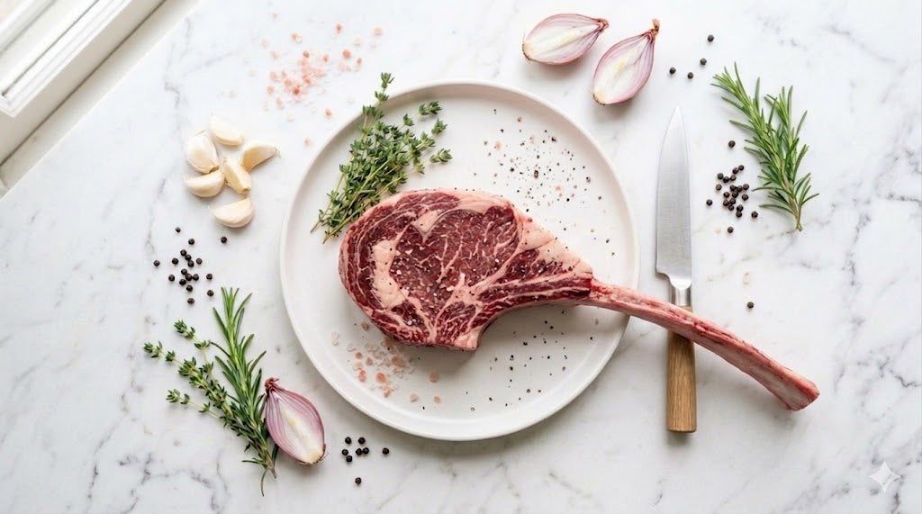 Organic Grass-Fed Tomahawk Steak (Per 900-1100 G piece)