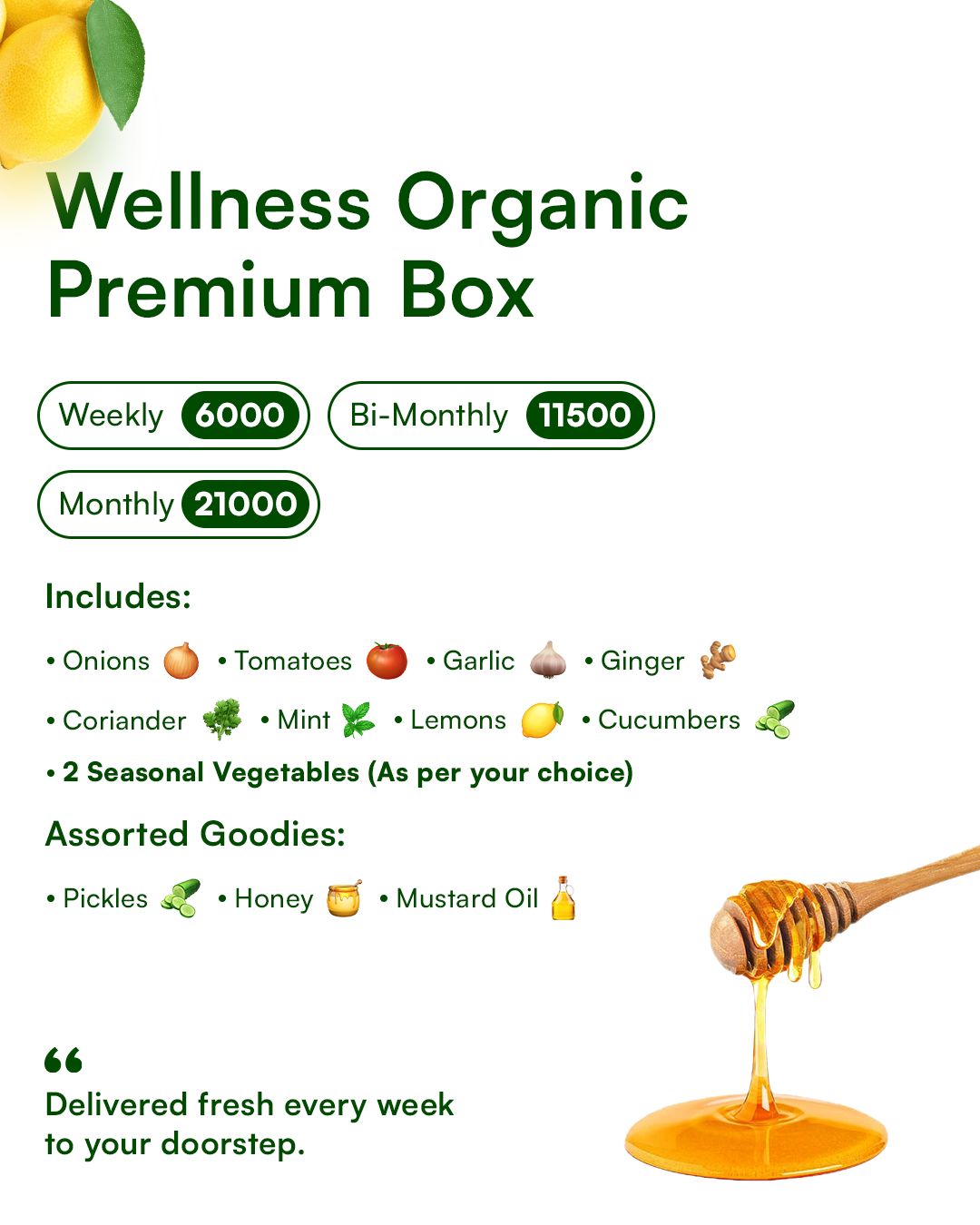 Wellness Organic Premium Box