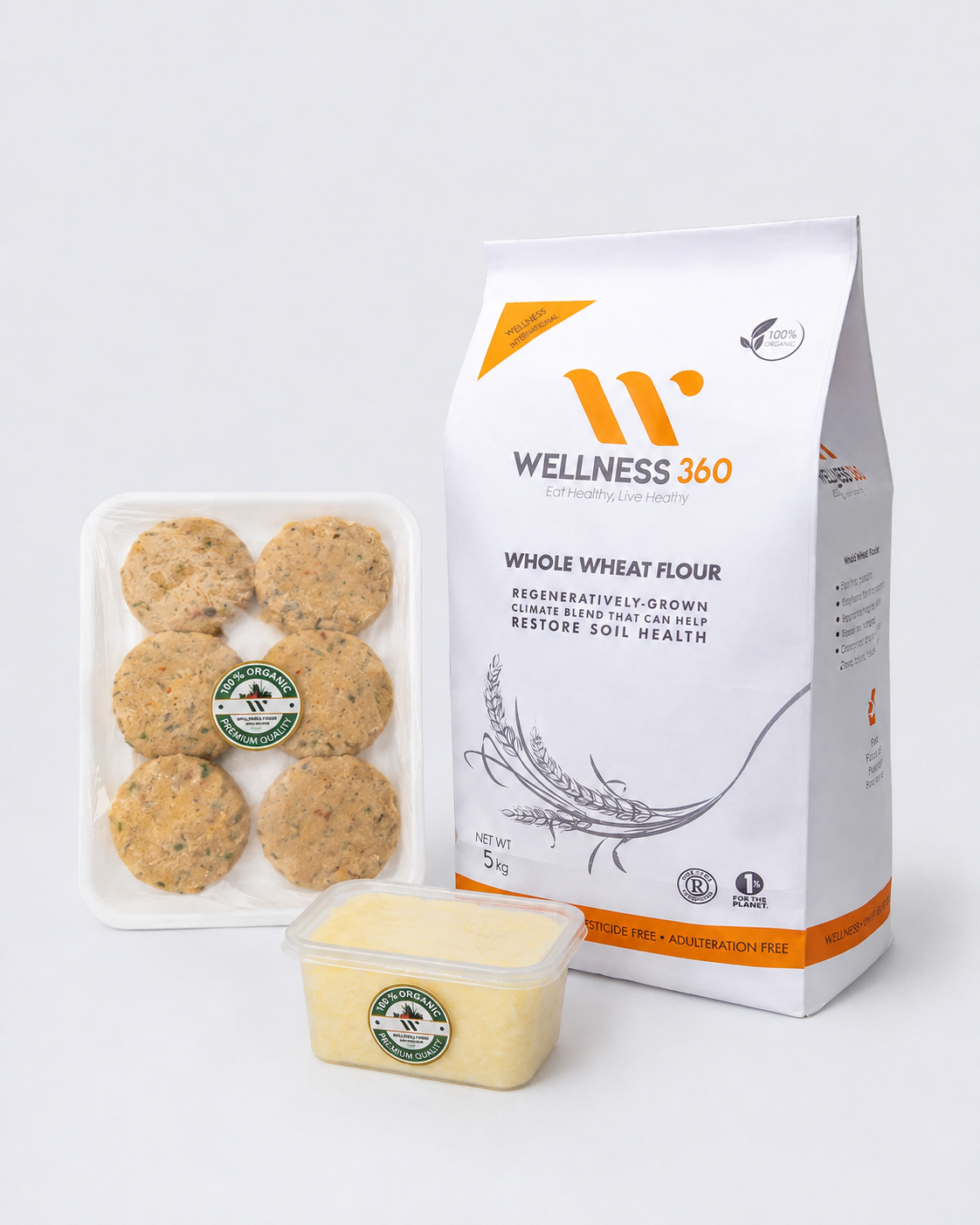 Lunchbox Bundle (Chicken Shami Kebabs, Whole Wheat Flour & Organic Butter)