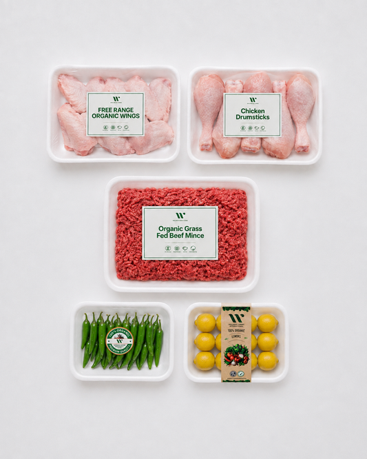 BBQ-at-Home Pack (Chicken Wings, Drumsticks & Grass-Fed Beef Mince)