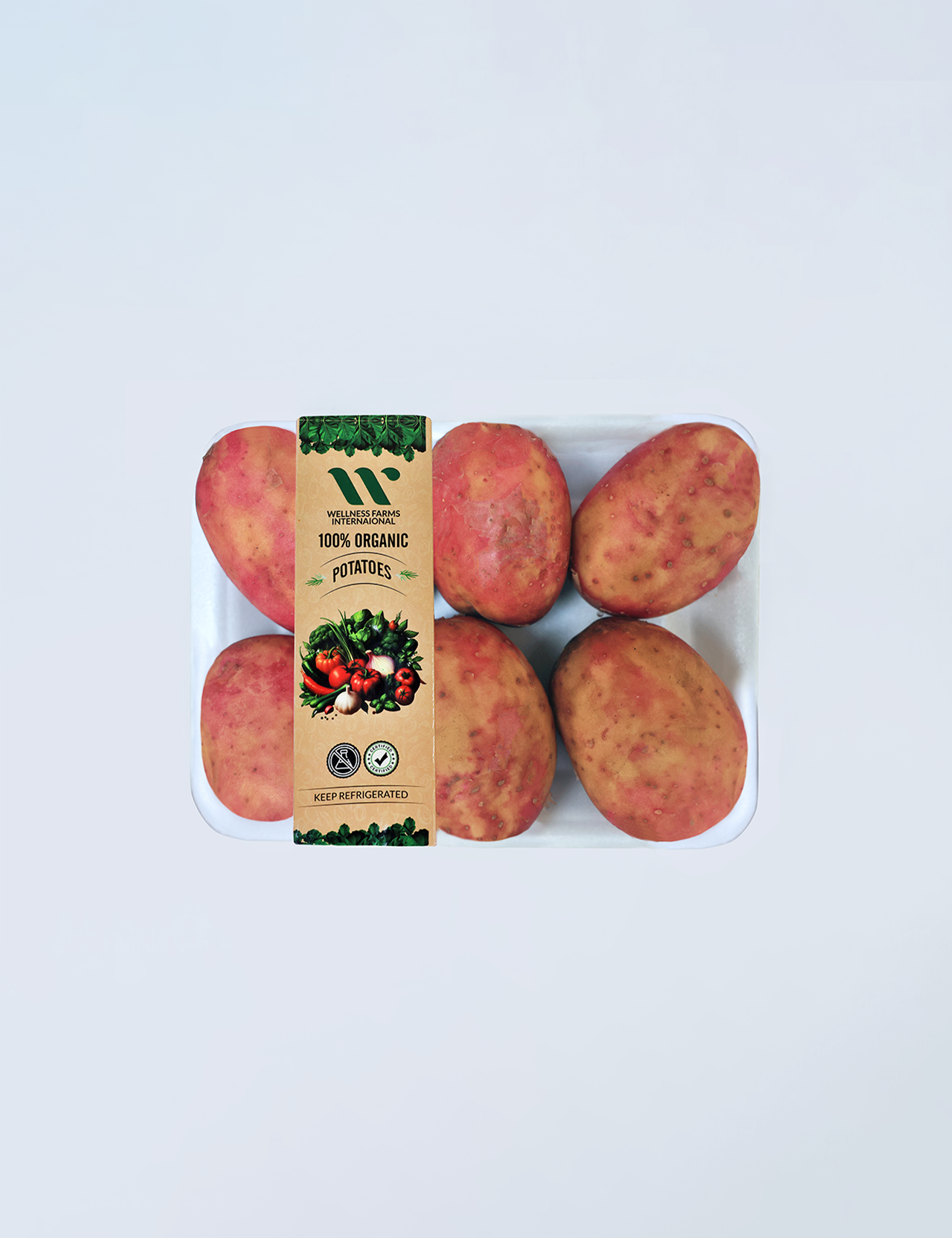 Wellness Farms Organic Red Potatoes (250g Pack)