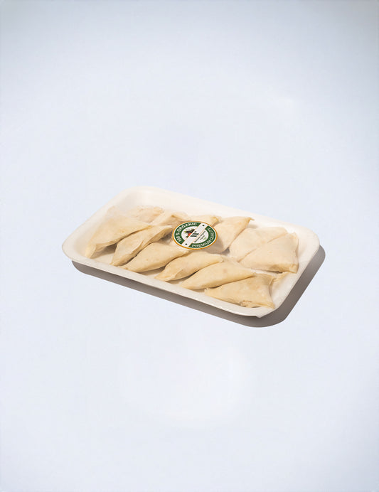Organic Chicken Samosis (Ready to Cook) (12 pieces)