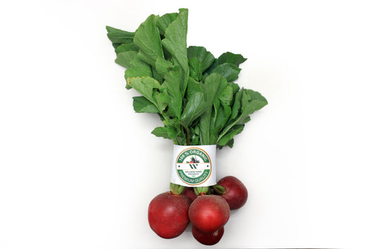 Organic Red Radishes 250g
