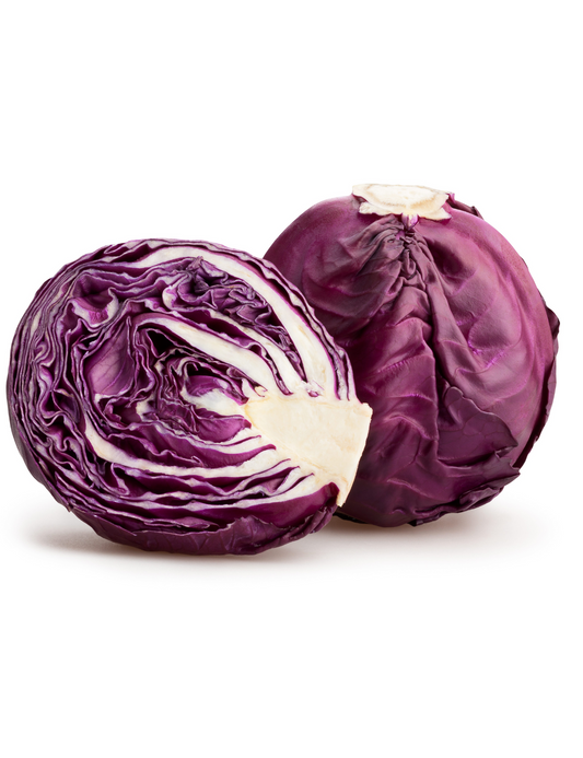 Wellness Farms Organic Red/Green Cabbage - Per Medium Piece